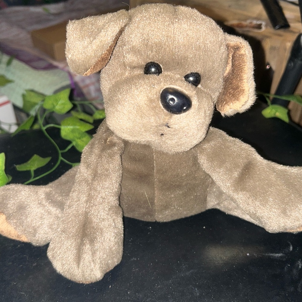 Brown Plush Dog Toy